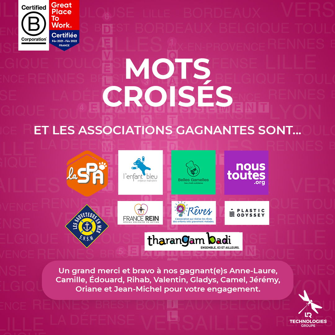 NOS GRANDS GAGNANTS SONT ... 👀